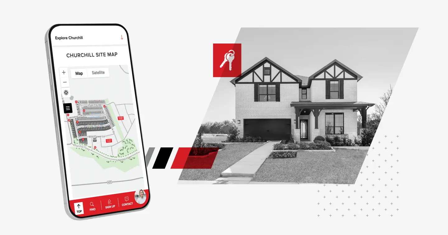HistoryMaker Homes website on a cellphone