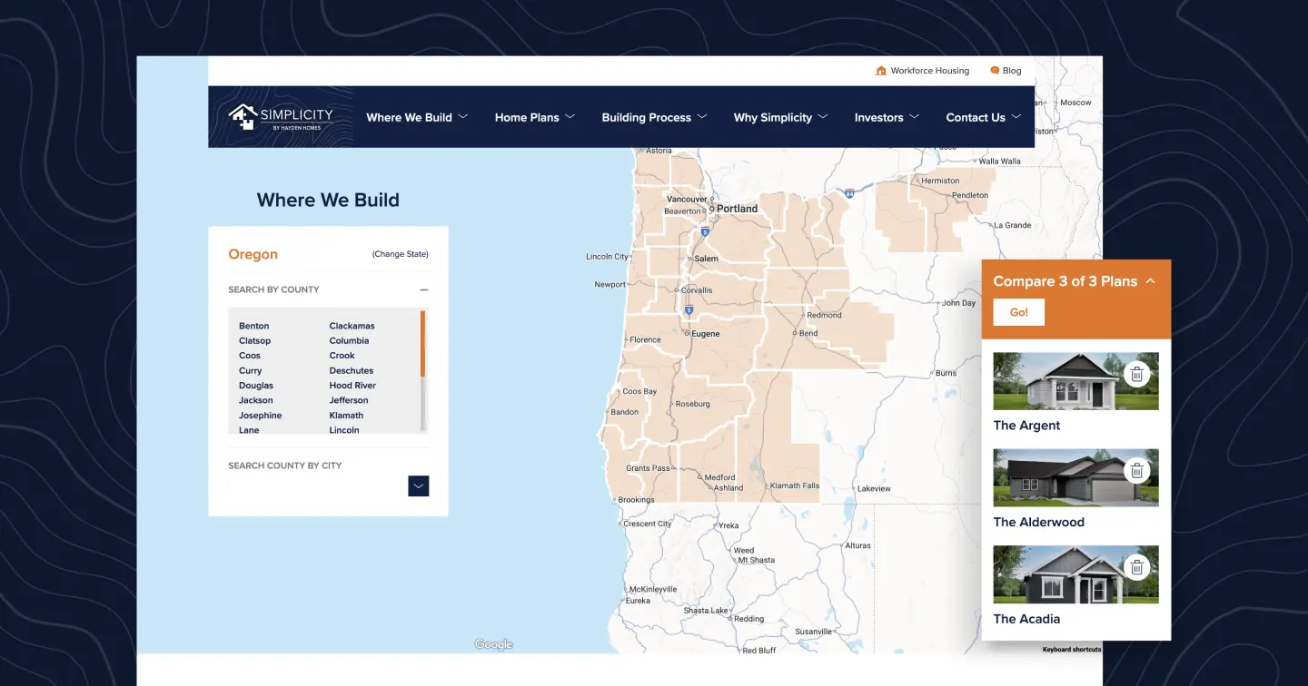 HistoryMaker Homes website on a mobile device